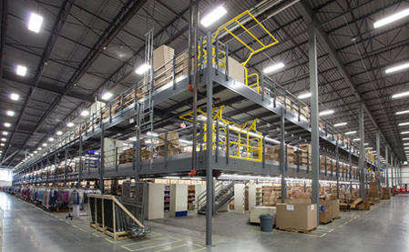 mezzanine-in-warehouse-facility