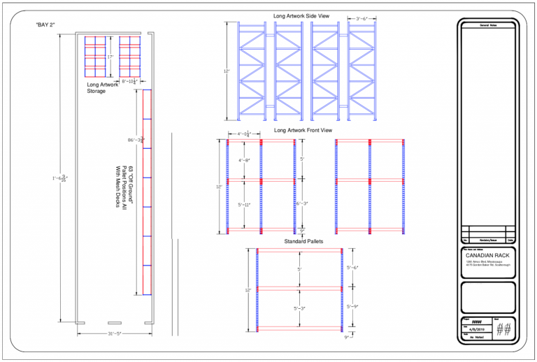 Design and CAD Drawings Softwares Canadian Rack Technologies Inc.