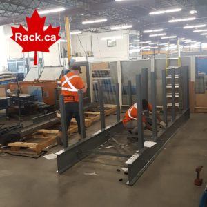 cantilever racking installation