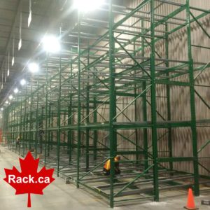 push-back pallet racking system