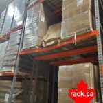 Replace pallet rack beam and wire mesh deck.