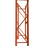 24" deep tire rack - side view