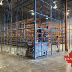 A WIRE MESH PARTITION INSTALL