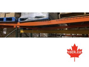 Pallet racking beam deflection
