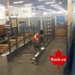 Cantilever installation on site