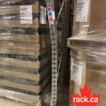 Warehouse racking frame destroyed