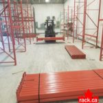 forklift moving beams
