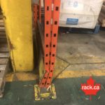pallet racking frame needs to be replaced