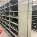 metalware shelving unit