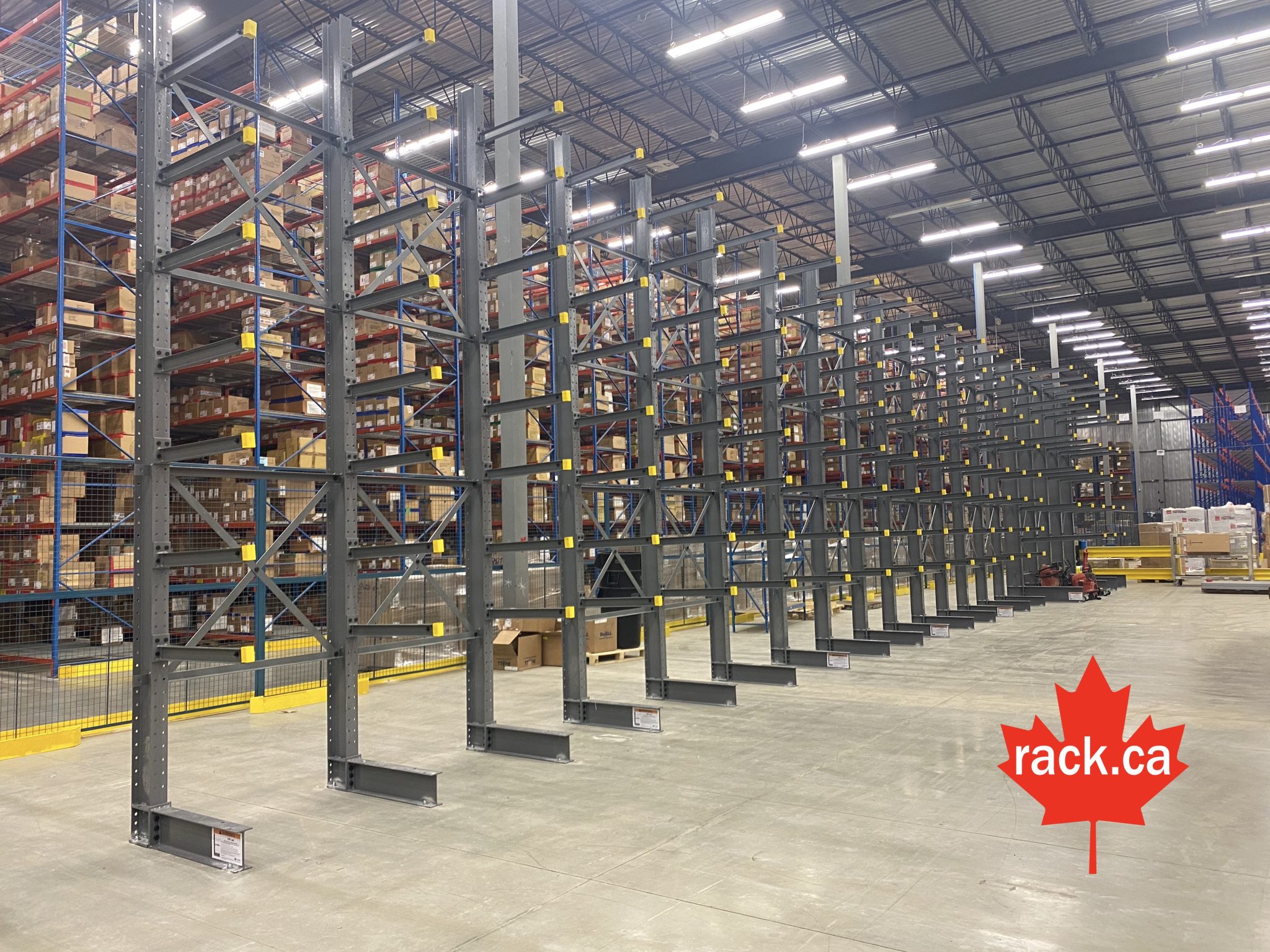 Cantilever Racks for Unconventional Fulfillment Center Storage